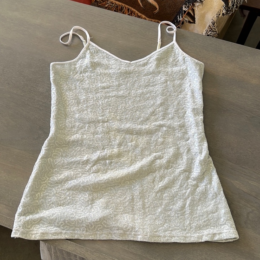 Express size S sequin tank top. Great condition!